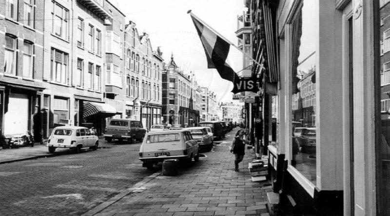De Schietbaanstraat gezien vanaf de ‘s-Gravendijkwal, 27 augustus 1969