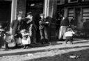 Gezicht in de Leeuwenstraat, 1908
